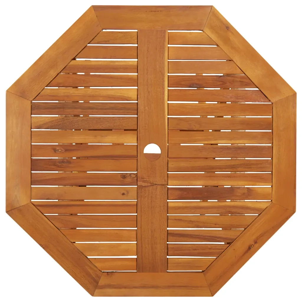 Set da Pranzo da Giardino 5 pz in Legno Massello di Acacia 3086994