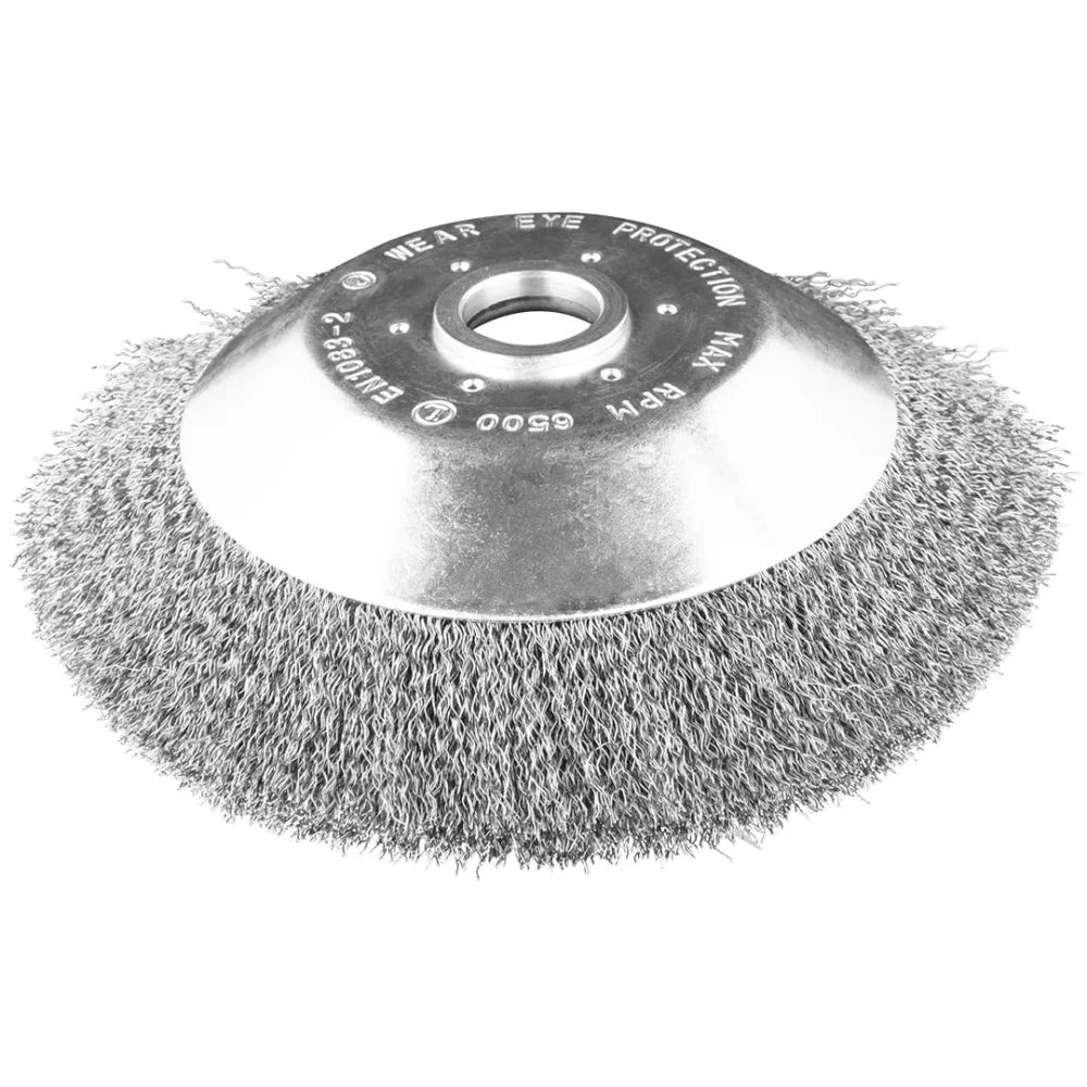 Topex 55h103 spazzola metallica a per decespugliatore 200 x 25,4