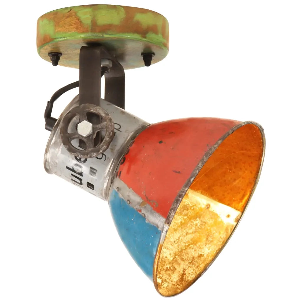 Lampade Soffitto/Parete Industriali 2 pz Recupero 17x24 cm E27 344391