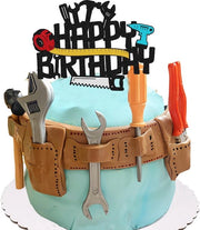 Decorazione per torta in cartone durevole - Accessori per feste - Non commestibile - Decorazione per torta per compleanni