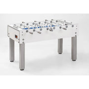 Calciobalilla G-500 PURE WHITE H2O aste rientranti, piano gioco corto