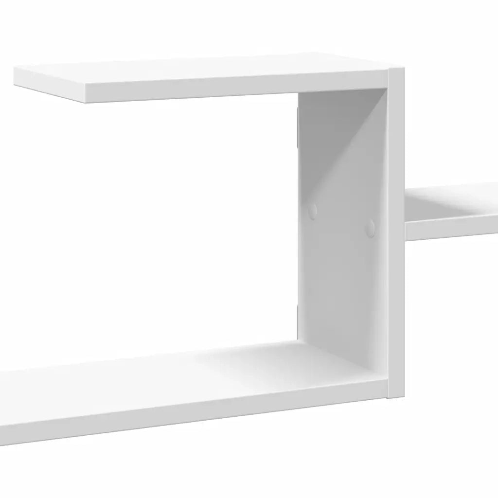 vidaXL Scaffale a Parete Bianco 104x15x49 cm in Legno Multistrato