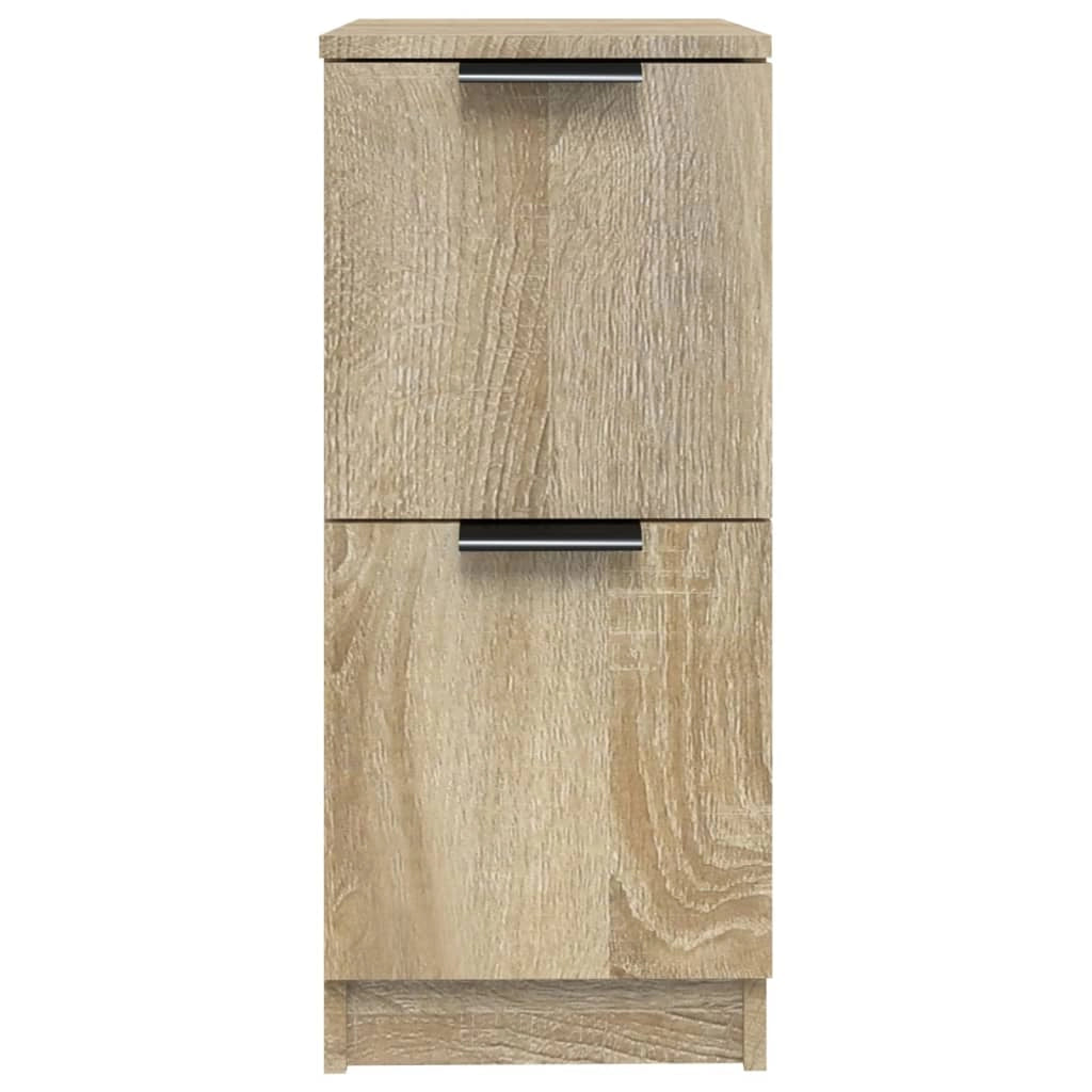 Buffet credenza cassettiera armadio mobile contenitore organizer cucina soggiorno rovere Sonoma 30 x 30 x 70 cm legno ingegnerizzato marrone 02_0031499