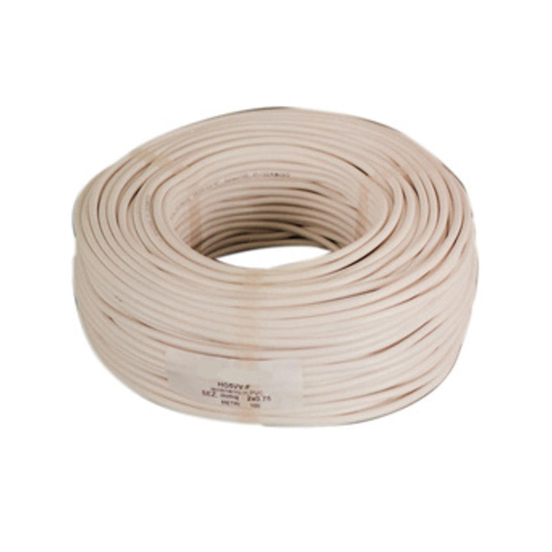 CAVO ELETTRICO H05VV-F SEZ 2X1,50 MM BIANCO  100 MT