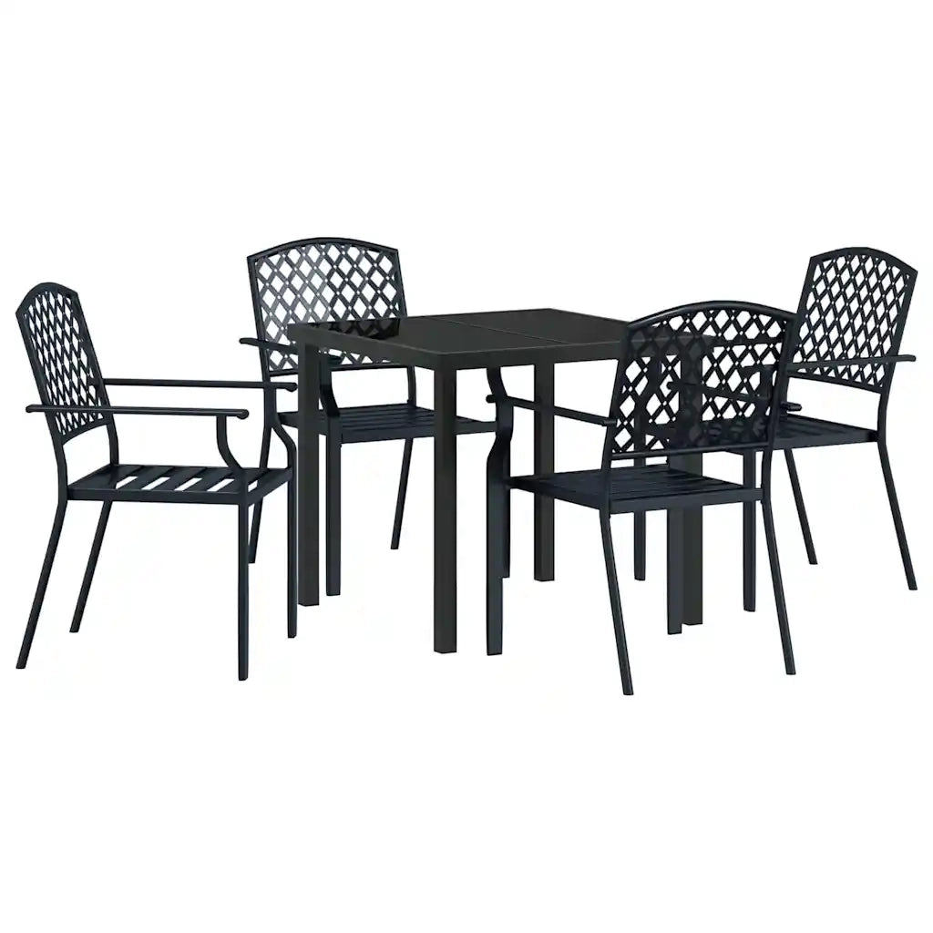 Set da Pranzo per Giardino 5 pcs Antracite 3379304