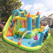 Parco acquatico gonfiabile per bambini 360 x 320 x 200 cm in tessuto Oxford multicolore