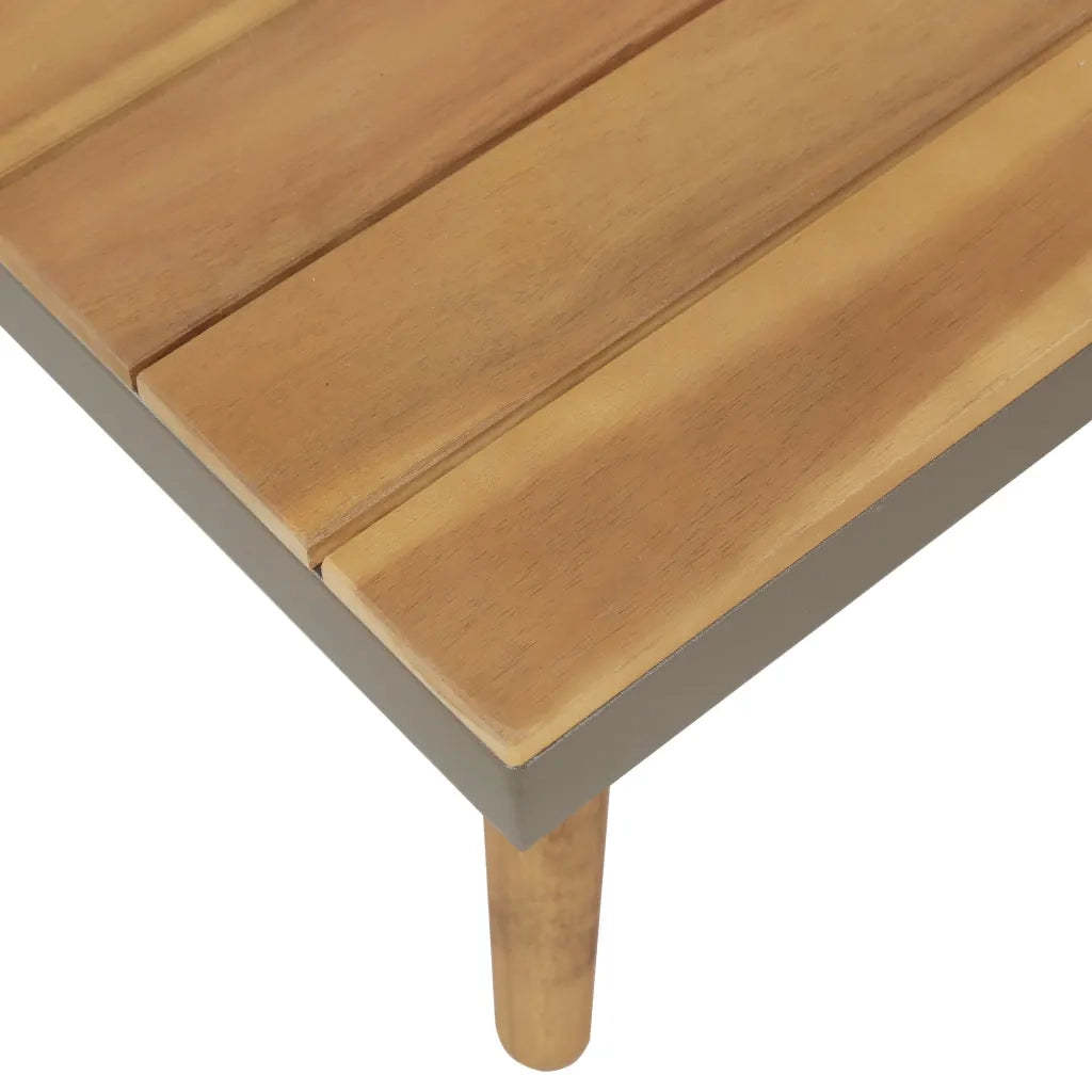 Set Divani da Giardino 4 pz con Cuscini Legno di Acacia Marrone cod mxl 52094