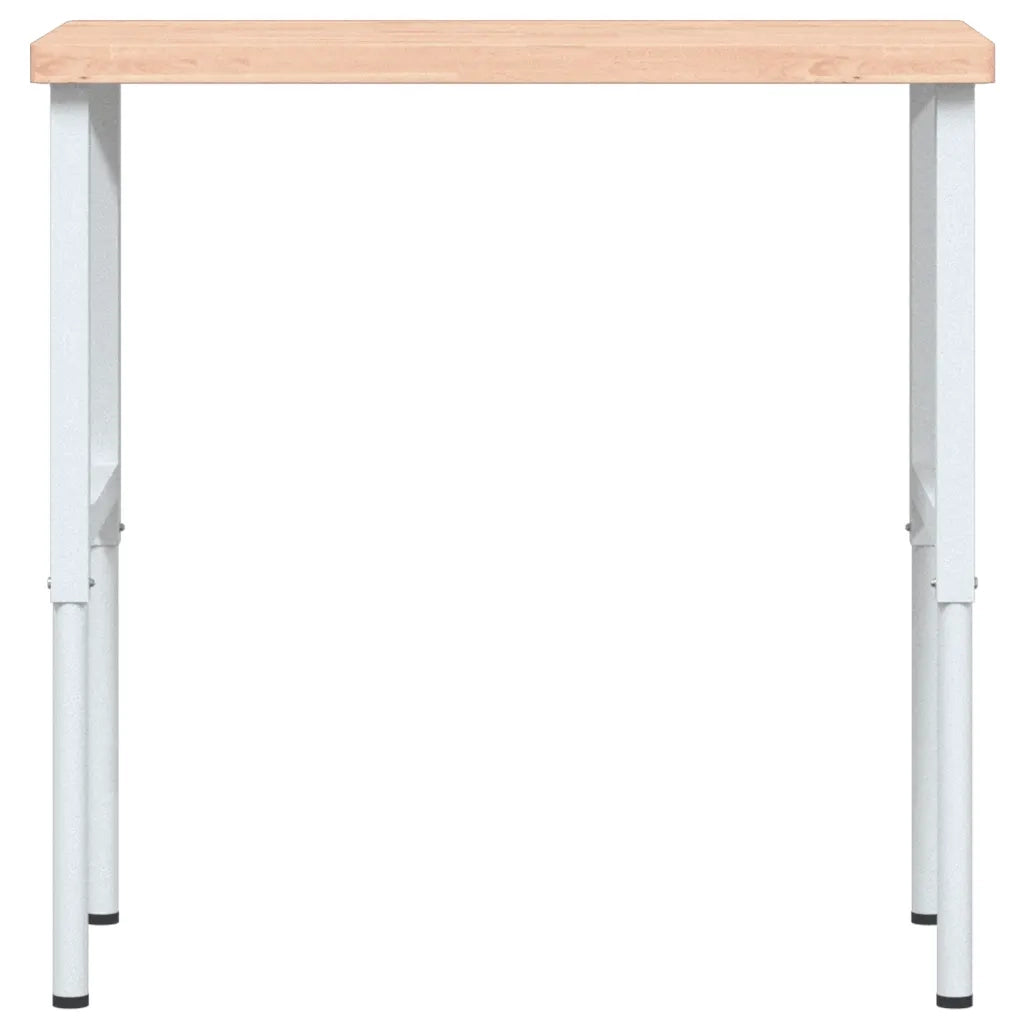 Banco Lavoro 100x60x(73-99,5) cm Legno di Faggio Rettangolare 3309705