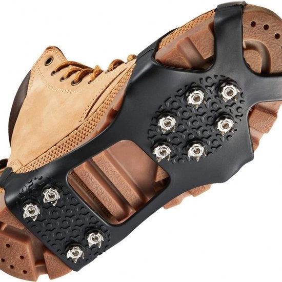 Cinture di ghiaccio per scarpe e stivali, presa di trazione antiscivolo, ghiaccio, stivali per camminata, pesca e caccia Dimensione M 34-39