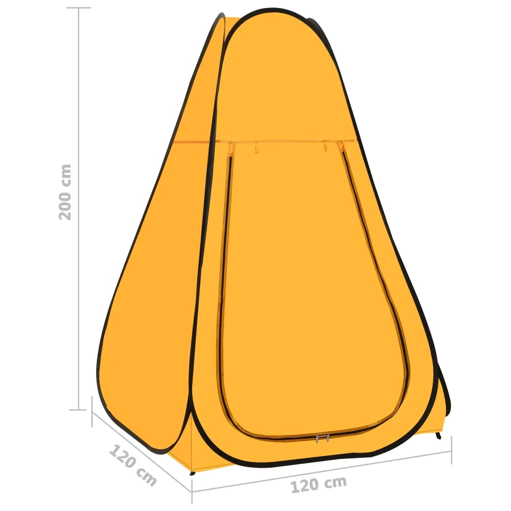 Tenda Doccia da Campeggio Pop Up Giallo 93069