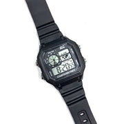 Trade Shop - Orologio Da Polso Zcc Unisex Digitale Crono Luce Sport Classic Vintage Nero Nero -