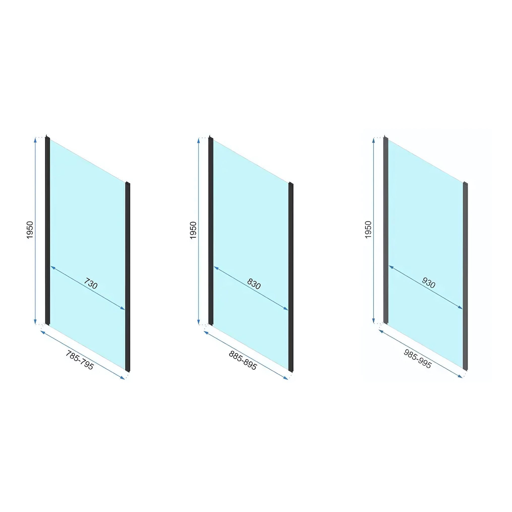 Cabina Doccia Rapid Slide Gold Brush 140x80