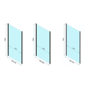 Cabina Doccia Rapid Slide Gold Brush 130x90