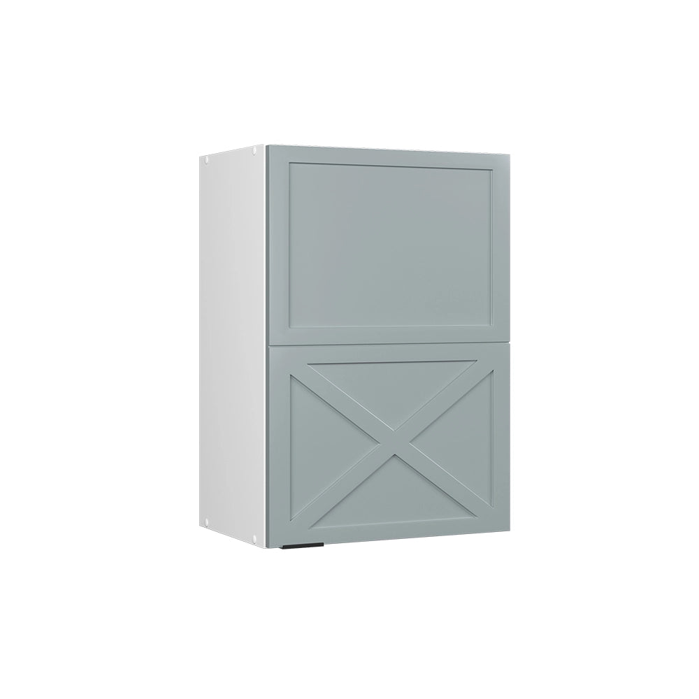Pensile da cucina Fame-Line Blu-grigio chiaro/Bianco 50 cm Vicco