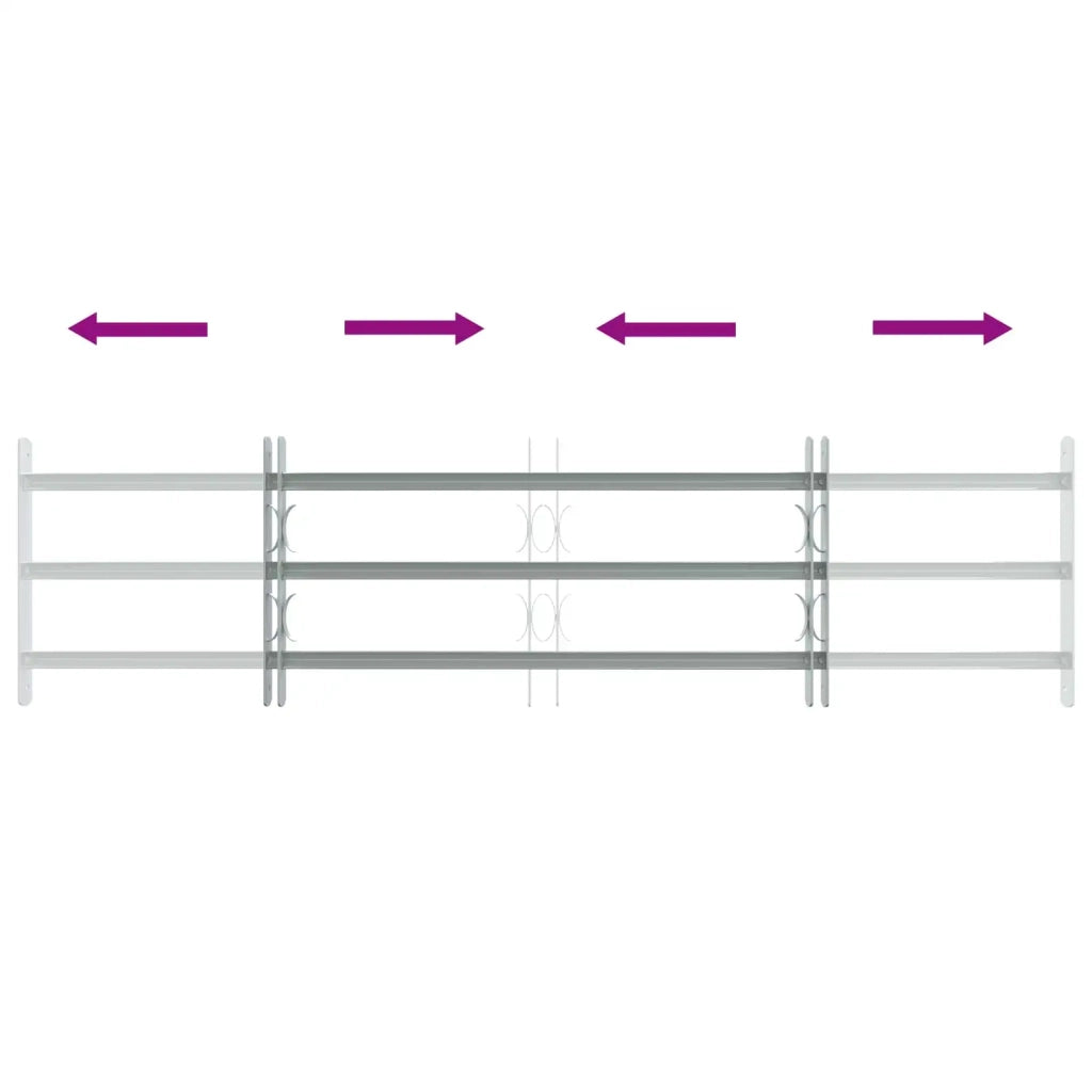 Griglia di Sicurezza per Finestra con 3 Traversine 3 pz CFW6841911