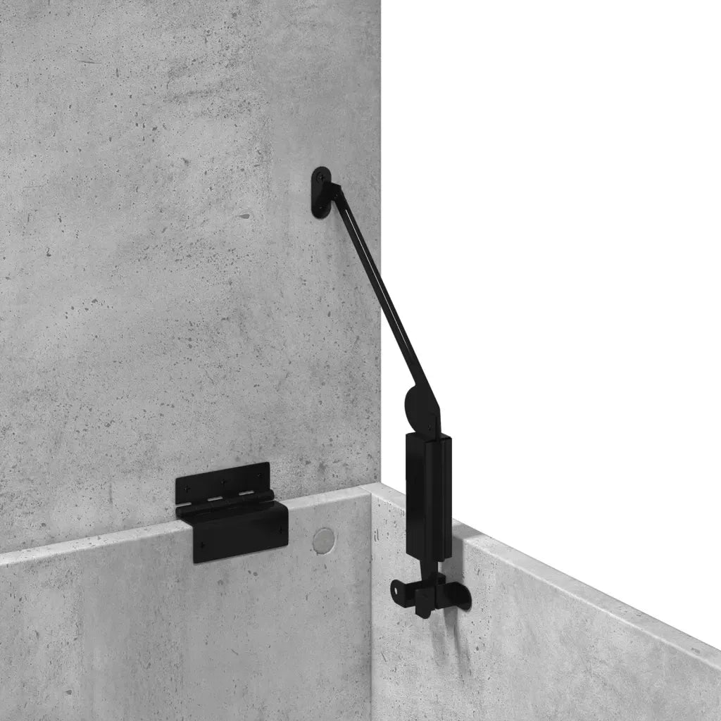 Contenitore Grigio Cemento 60x42x46 cm in Legno Multistrato CFW7229848
