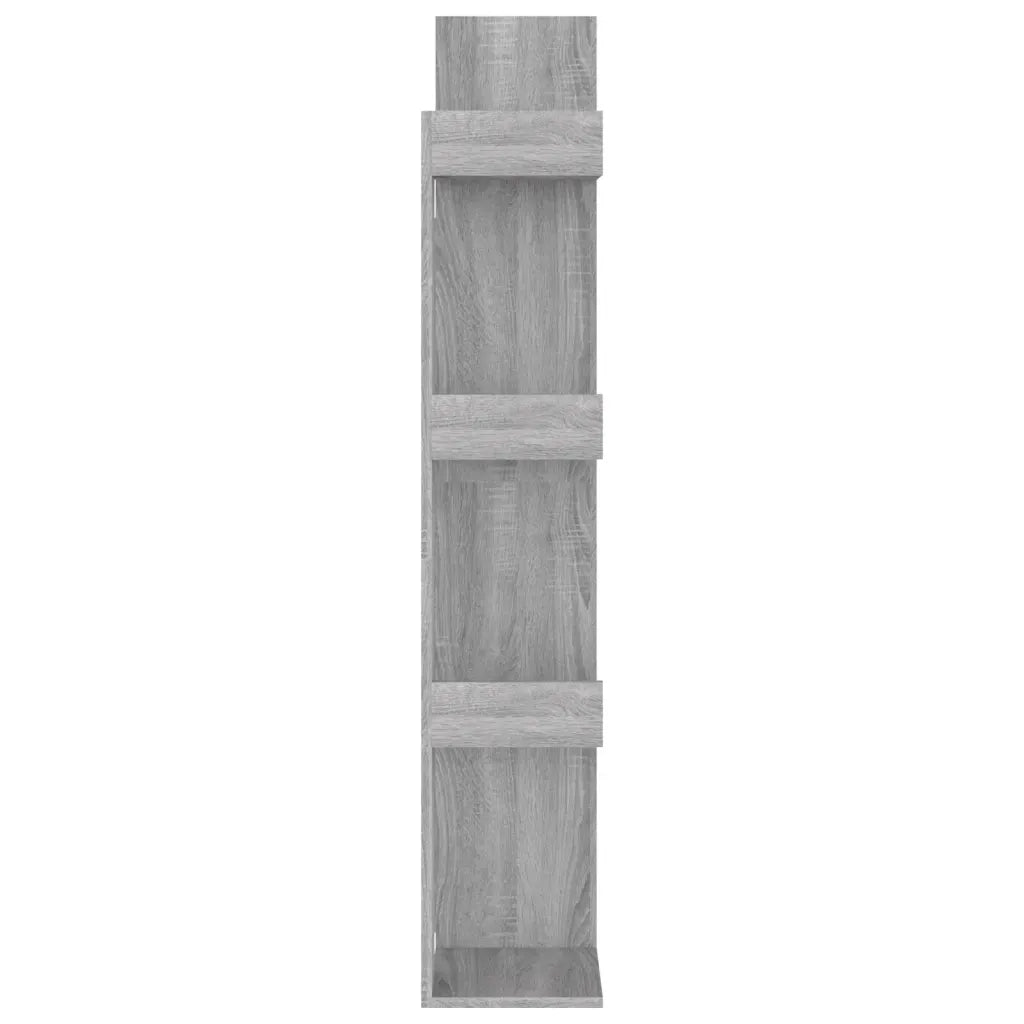 Libreria 48x25x140 cm Grigio Sonoma Legno Multistrato 816006