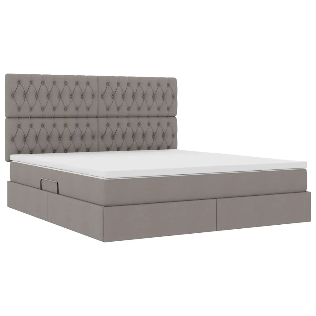 Letto con contenitore e LED Talpa 160 x 200 cm Poliestere