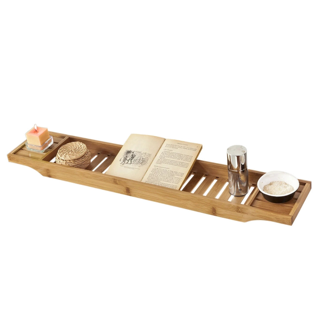 Ripiano per vasca da bagno in bambù,L80CM, FRG212-N