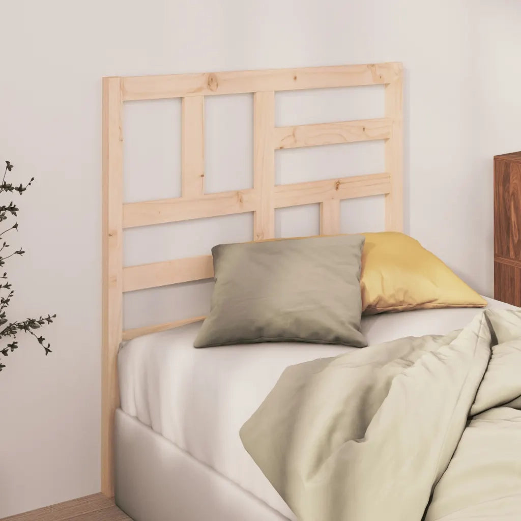Testiera per Letto 81x4x104 cm in Legno Massello di Pino 818165