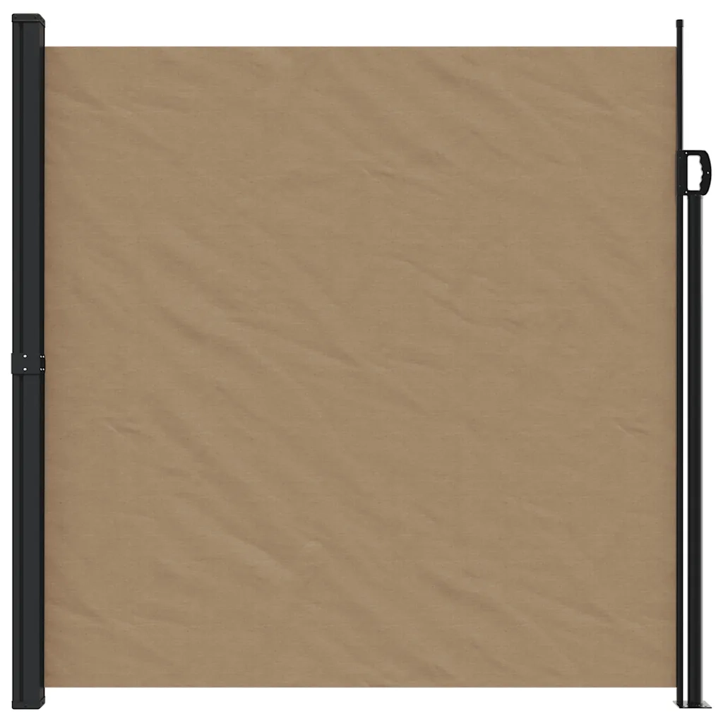 Tenda da Sole Laterale Retrattile Tortora 200x600 cm 4004559