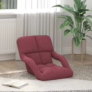 Sedia a pavimento regolabile Rosso Vino 58 x 62 x 58 cm Tessuto 42028128