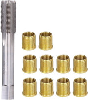 Set di viti M14x1,25 - Set di viti M16x1,25 - Acciaio inossidabile - 10 pezzi - Lunghezza 17,5 mm - Set di viti a dente di sega