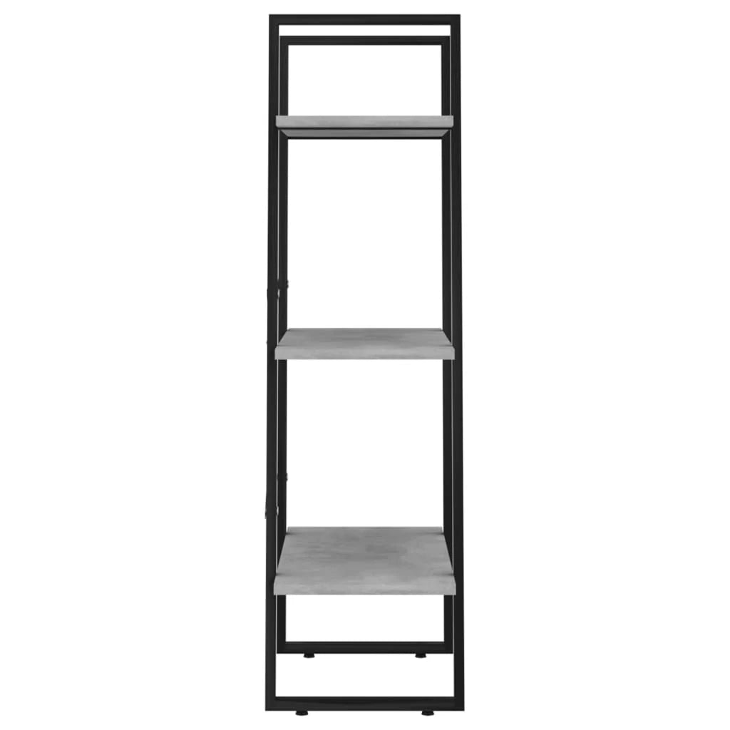Mensola portaoggetti 60 x 30 x 105 cm truciolare grigio 02_0000631