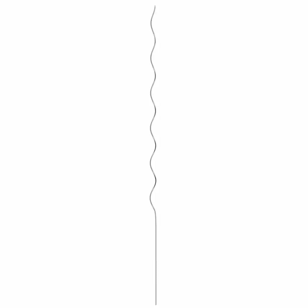 Supporto per piante 5 pz Argento 150 x 0,6 x 0,6 cm Acciaio CFW4210413