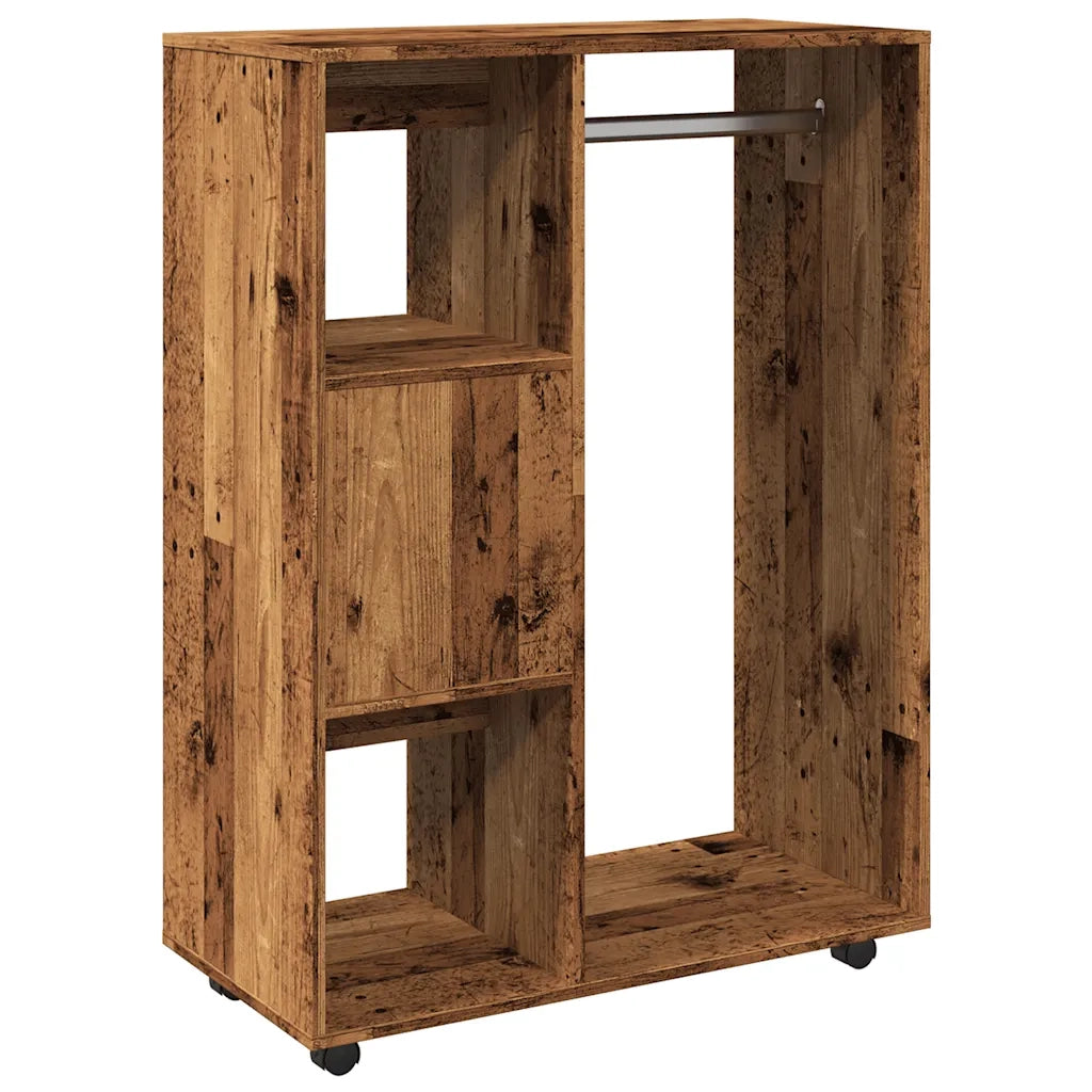 Armadio Legno Antico 80x40x110 cm in Legno Multistrato 856668