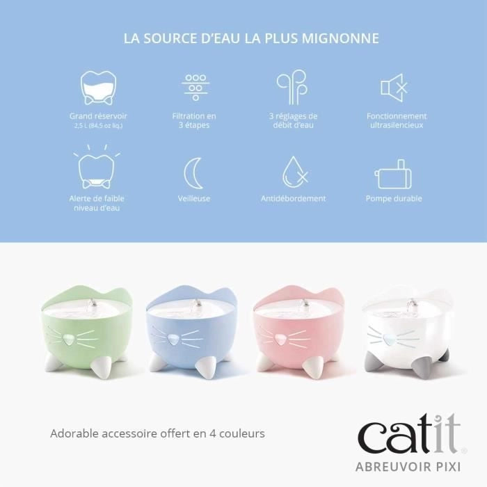 CAT IT Fontana Automatica per Gatti - 2,5 L - Verde