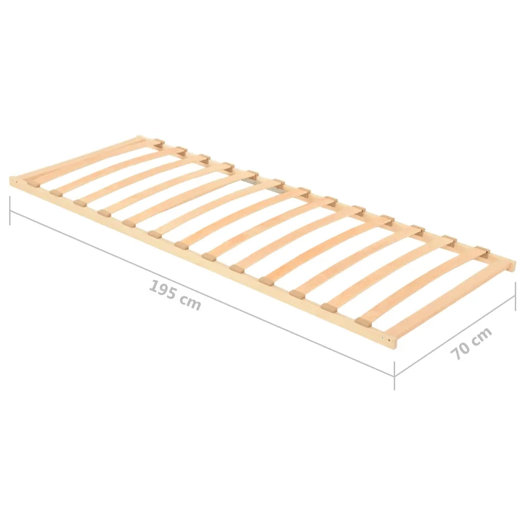 Letto singolo | Letto per adulti | Rete a Doghe con 13 Doghe 70x200 cm