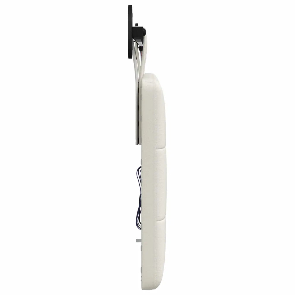 Testiera sospesa Con luce LED Bianco Similpelle