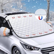 Scheletro di Protezione Antinieve per Parabrezza con 9 Magnetismi - Ombreggiatore per Parabrezza Auto per Inverno - Protezione Antinieve
