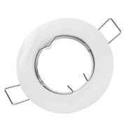 Trade Shop - Porta Faretto Portafaretto Fisso Incasso Lampadine Lampada Led Gu10 Bianco 60mm -