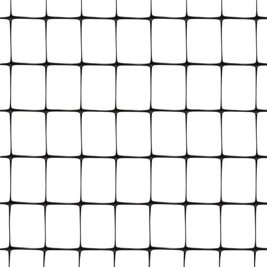 Recinzione per animali 200 x 10 m nera recinzione in plastica per cortile - recinzione per bestiame - recinzione per orto - recinzione anti-mosche Reti di recinzione
