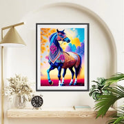 Pittura con Diamanti Cavallo / Set di Pittura con Diamanti per adulti e bambini, 30x40cm