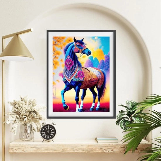Pittura con Diamanti Cavallo / Set di Pittura con Diamanti per adulti e bambini, 30x40cm