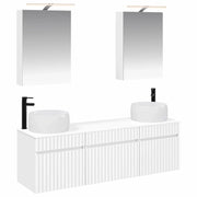 Set di Armadi da Bagno 5 pcs Bianco 50 x 14,5 x 70 cm 3406631