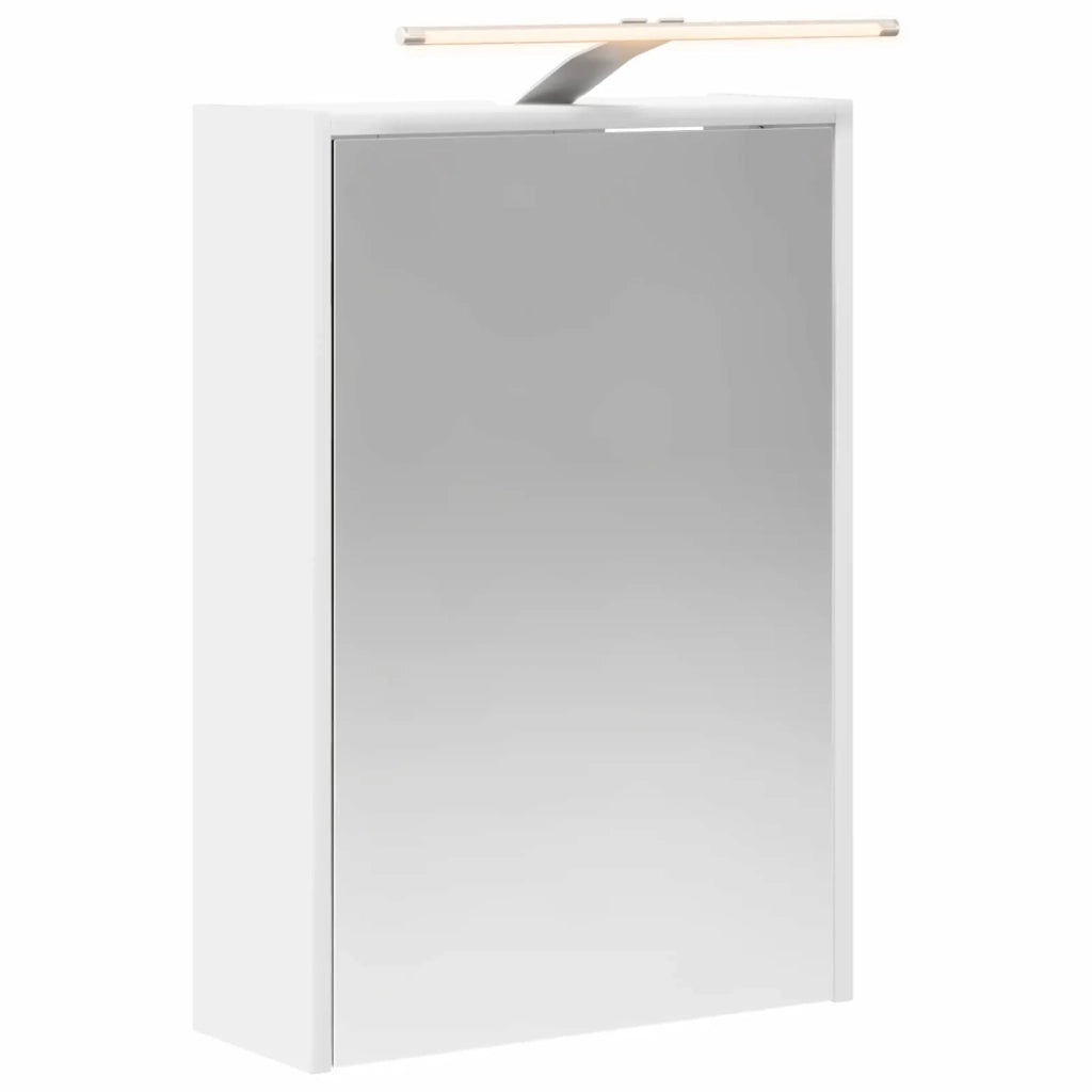 Mobiletto per specchio da bagno Bianco 43 x 16 x 62.5 cm