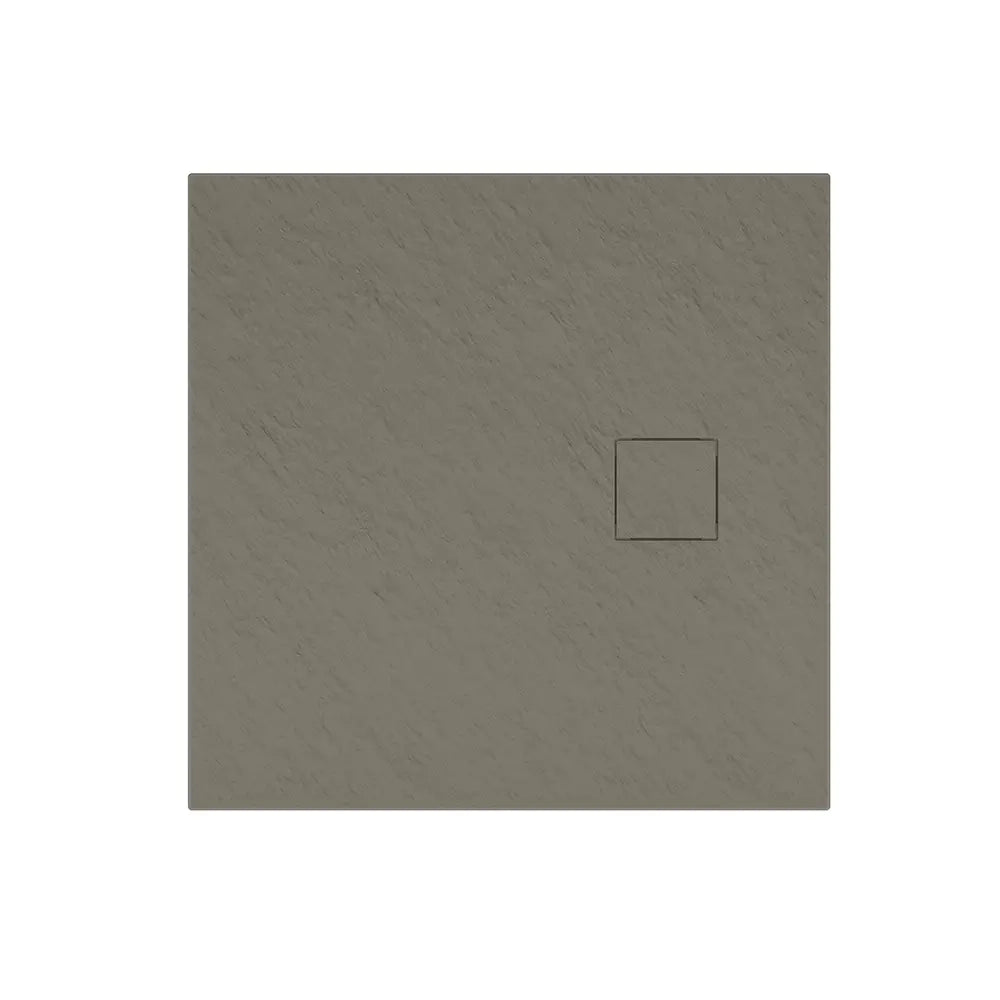 Piatto doccia 90x90 cm colore marrone effetto pietra | Samos