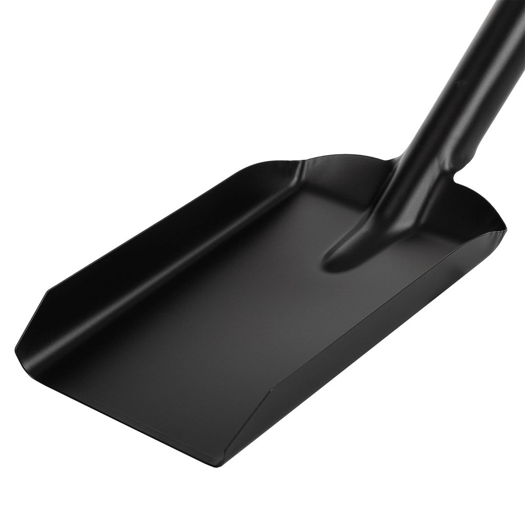 Paletta per caminetto in metallo nero 39x13x11h