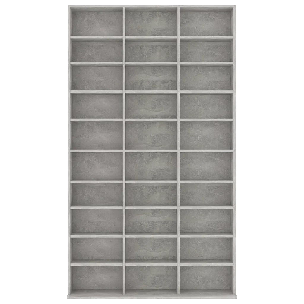 Mobile Porta TV Grigio Cemento 102x16x177,5 cm in Multistrato 801782
