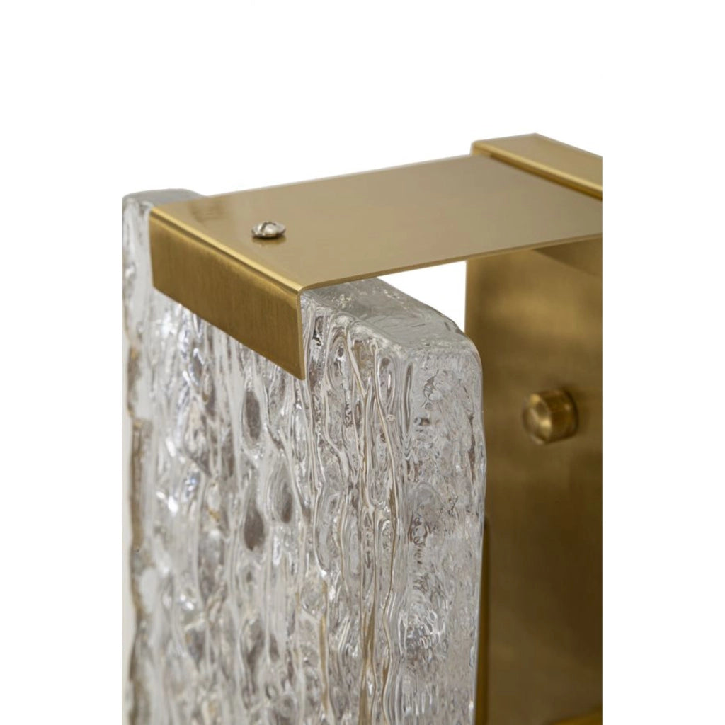 Lampada a Parete VKH59, Oro, Metallo, 36x15x10 cm