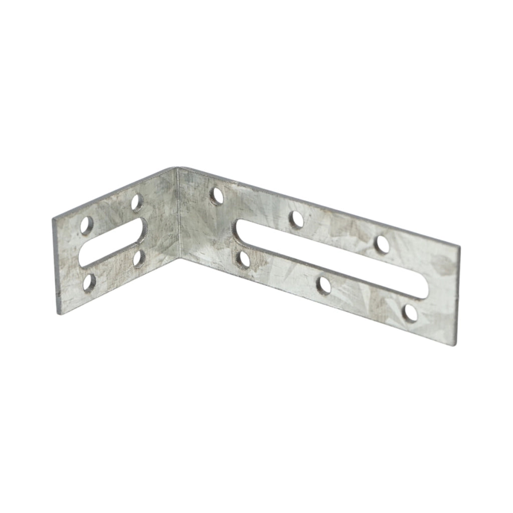 Biella regolabile 55x102x30mm, spessore 2mm, acciaio zincato