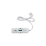 Multipresa Fanton 3 Posti Bipasso +2 Usb +1 Schuko Linea Retail 474124