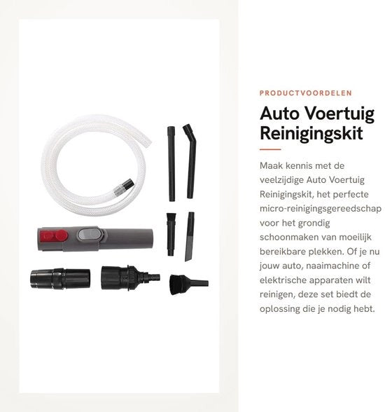 Kit di pulizia per veicoli multifunzionale - Micro strumento di pulizia efficiente e portatile - Adatto per macchine da cucire - Per auto, motocicli e biciclette