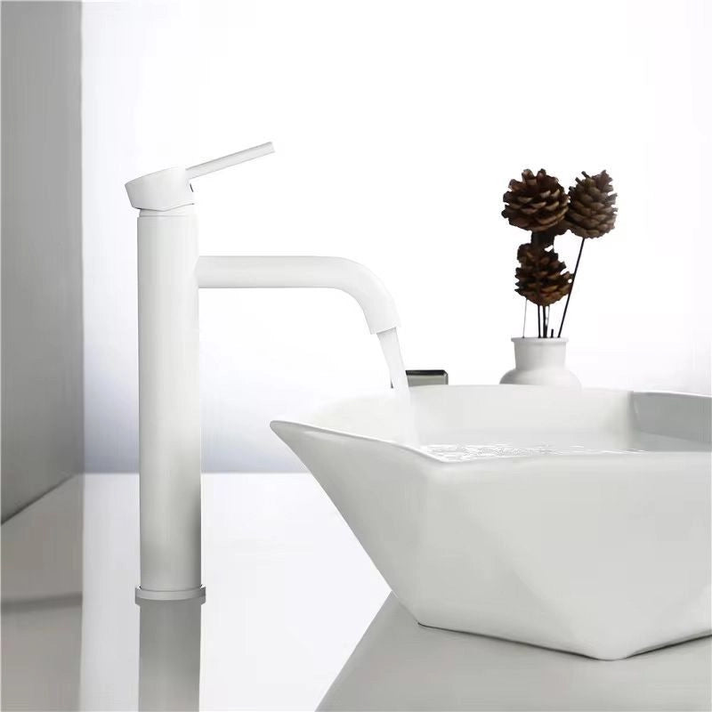Rubinetto Da Lavabo Rea Lungo White High