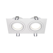 Maytoni Atom faretto incasso soffitto 2xGU10 bianco DL024-2-02W