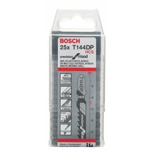 Bosch 2 608 900 558 lama per sega a gattuccio, sega a traforo e sega universale Lama per seghetto alternativo Acciaio al carbonio (HCS) 5 pz